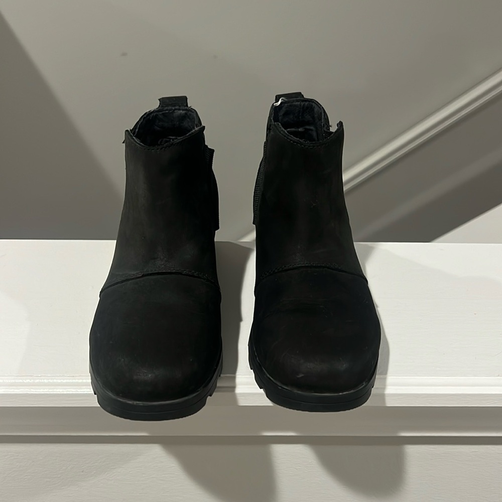 Sorel Emelie Leather Booties